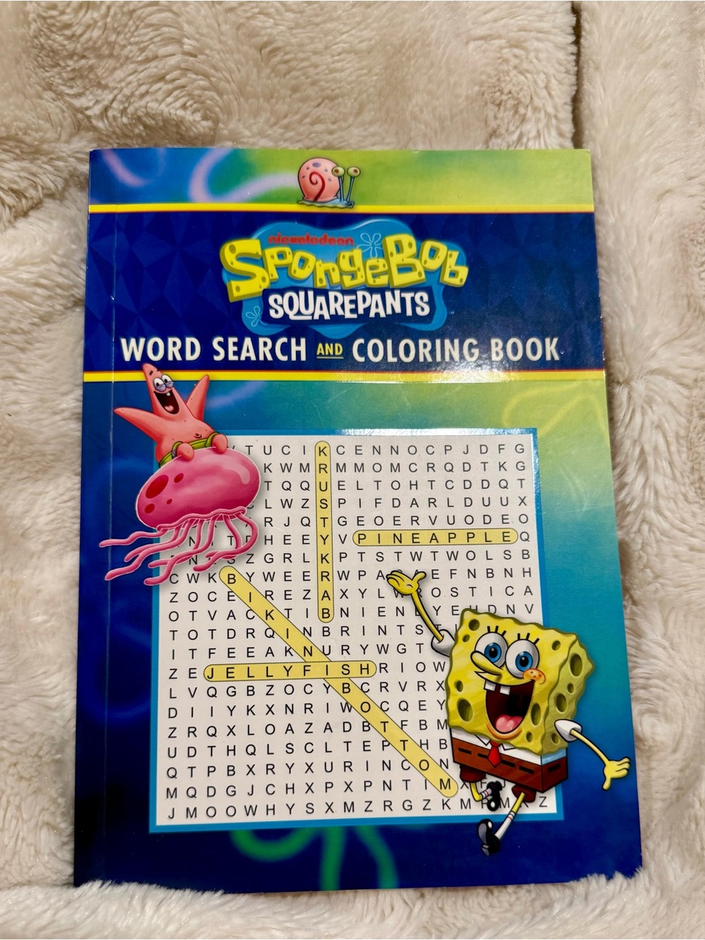 Spongebob Squarepants Word Search and Coloring Book